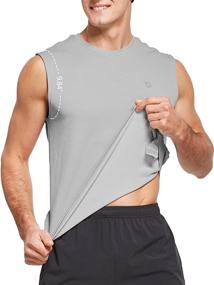 img 3 attached to BALEAF Sleeveless Shirts Activewear Basketball Sports & Fitness for Water Sports