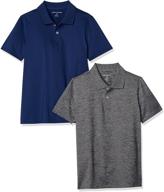 👕 top-notch deal: amazon essentials 2 pack performance royal boys' clothing for optimal style and comfort! logo