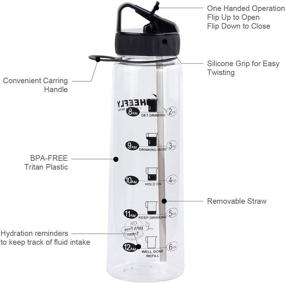 img 1 attached to SHEEFLY Motivational Bottle Sports Marker Outdoor Recreation