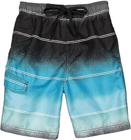 img 1 attached to Kanu Surf Boys' Barracuda Quick Dry UPF 50+ Beach Swim Trunk: Ultimate Protection and Comfort for Young Swimmers