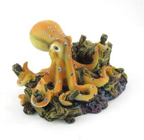 img 1 attached to Uxcell Emulational Octopus Ornament 3 7 Inch