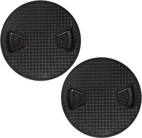 img 4 attached to 🔍 DasMarine 2-Pack of 7-Inch Round Non-Slip Inspection Hatches with Detachable Covers for Marine Boats and Yachts - 10" External Diameter, 7" Opening Size