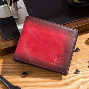 img 3 attached to 👔 Classic and Stylish BULL CAPTAIN Wallets Vintage QB 6: Essential Men's Accessories for Every Modern Gentleman