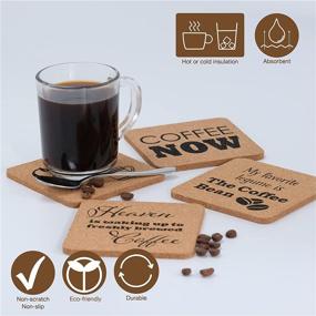 img 2 attached to Coffee Coasters Accessories Cappuccino Drinker