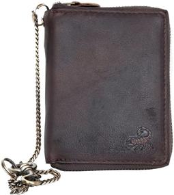 img 4 attached to 🦂 Scorpion Genuine Leather Wallet - A Durable and Robust Choice for Men