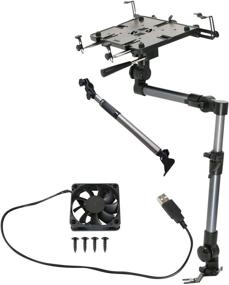 img 4 attached to 💻 Mobotron MS-526 Laptop Mount with Heavy-Duty Design, Screen Stabilizer, Cooling Fan, and Supporting Brace for Enhanced Performance