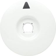 white ge wh11x10049 timer knob plate - genuine oem for ge washing machines logo