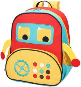 img 4 attached to Little School Pre K Toddler Backpack Backpacks for Kids' Backpacks
