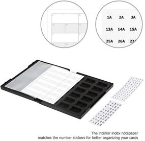 img 1 attached to 📸 Ultimate Storage Solution: 108-Slot SD MSD TF Memory Card Case for 3DS DS & Nintendo Switch Game Cards + Micro SD Cards with Anti-Shock Protection & Index Notepaper