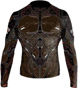 img 3 attached to 👕 Revamp Your Active Wear with Raven Fightwear Cybernetic Guard - Large Men's Clothing