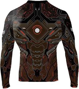 img 2 attached to 👕 Revamp Your Active Wear with Raven Fightwear Cybernetic Guard - Large Men's Clothing