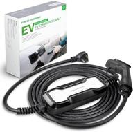 🔌 morec 16a ev charger: level 2 nema6-20p ev charging cable - portable evse sae j1772 plug - 200-240v home electric vehicle charging station - compatible with all ev cars - 24 feet logo