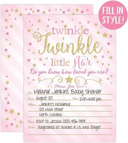 img 3 attached to Twinkle Little Invitations Invites Envelopes