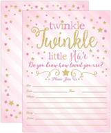 twinkle little invitations invites envelopes logo