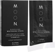 🌟 get brighter smiles with moon teeth whitening strips - 28 treatments, 56 count logo