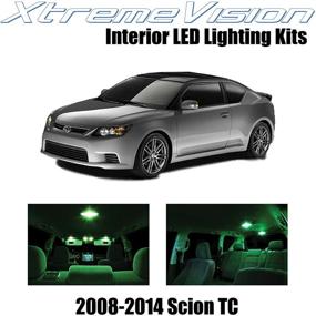 img 4 attached to XtremeVision Interior LED For Scion TC 2008-2014 (10 Pieces) Green Interior LED Kit Installation Tool