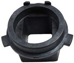img 3 attached to 🔦 iJDMTOY (2) Держатели адаптеров для ксенона световых ламп для Hyundai Genesis Coupe/Veloster, совместимые с H7 Aftermarket Conversion Kit, улучшенные фары с увеличенной яркостью