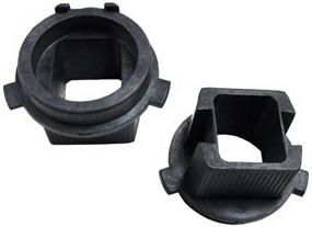img 4 attached to 🔦 iJDMTOY (2) Держатели адаптеров для ксенона световых ламп для Hyundai Genesis Coupe/Veloster, совместимые с H7 Aftermarket Conversion Kit, улучшенные фары с увеличенной яркостью