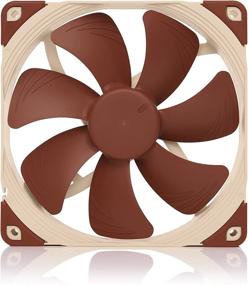 img 3 attached to 🌬️ Noctua NF-A14 PWM: Premium 140mm Quiet Fan with 4-Pin Connector (Brown)