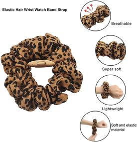 img 1 attached to 🔮 Enhance Your Style with VinSa Replacement Scrunchie Wristband Compatible