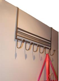 img 1 attached to 🚪 Maximize your space with the DecoBros Over Door Hook Organizer