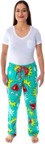 img 3 attached to Disney The Muppets Women's Kermit the Frog Head Print Sleep Lounge Pajama Pants