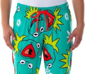 img 2 attached to Disney The Muppets Women's Kermit the Frog Head Print Sleep Lounge Pajama Pants