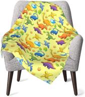 dinosaurs blanket blankets flannel suitable logo