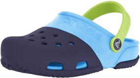 img 4 attached to 👟 Crocs Electro Toddler Little Electric Boys' Shoes: Vibrant Clogs & Mules for Fun-Loving Kids!