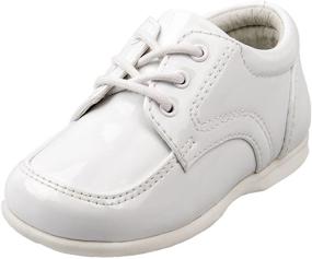 img 4 attached to Josmo First Steps: Walking Toddler Boys' Oxford Shoes - Superior Quality and Comfort