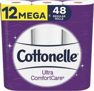 🧻 бежевая туалетная бумага cottonelle ultra comfortcare, 12 мегарулонов (эквивалент 48 обычных рулонов), мягкое полотенце для ванной - 3408 штук логотип