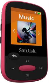 img 2 attached to SanDisk 8GB Clip Sport MP3 Player in Pink: LCD Screen, FM Radio, SDMX24-008G-G46P