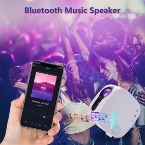 img 2 attached to 🌟 Star Galaxy Projector Night Light: Music Speaker, Nebula Cloud, and Bluetooth-Enabled - Perfect for Baby Kids Bedroom, Game Rooms, and Parties