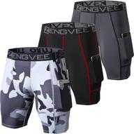 zengvee compression underwear training 1011 black sports & fitness and water sports logo