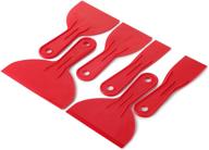 🔧 bates plastic putty knife set: variety pack with 6 size options - ideal spreader & scraper tool logo