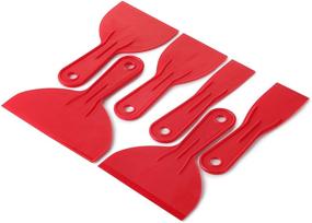 img 4 attached to 🔧 Bates Plastic Putty Knife Set: Variety Pack with 6 Size Options - Ideal Spreader & Scraper Tool