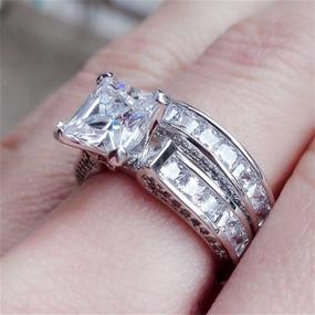 img 2 attached to Tripmark Sterling Princess Engagement Zirconia