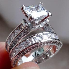 img 4 attached to Tripmark Sterling Princess Engagement Zirconia