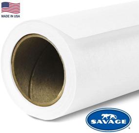 img 3 attached to Savage Seamless Paper Background - #66 Pure White (86" x 36') Photography Backdrop for YouTube Videos, Live Streaming, Interviews, and Portraits - Manufactured in the USA