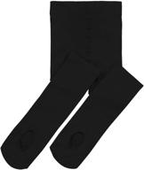 🩰 elastic stocking ballet toddler leggings: stylish girls' clothing and active wear logo