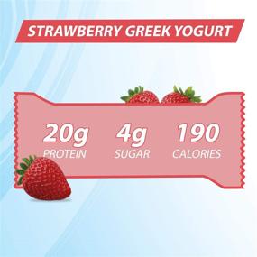 img 2 attached to 🍓 Pure Protein Bars - High Protein, Nutritious Snacks for Energy Support, Low Sugar, Gluten-Free, Strawberry Greek Yogurt Flavor, 1.76oz, Pack of 6