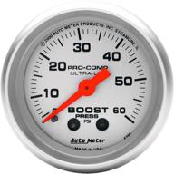 📈 auto meter 4305 ultra-lite mechanical boost gauge: accurate readings for optimal performance logo