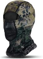 🏔️ extreme chillkap ski balaclava face mask - lightweight uv protection hood mask logo