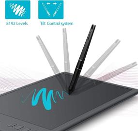 img 3 attached to 🖥️ HUION Inspiroy Q11K V2 Wireless Graphic Drawing Tablet with Tilt Function, Battery-Free Stylus, 8192 Levels of Pen Pressure, 11x6.87 inch Pen Tablet for Mac, PC, and Windows