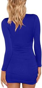 img 1 attached to 👗 GOBLES Women's Bodycon Cocktail Sleeve Dress - Optimized Women's Clothing for Dresses