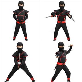 img 1 attached to Heay Ninja Costume for Halloween Cosplay - Enhanced SEO