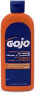 gojo industries' orange pumice hand cleaner, 7.5 oz logo