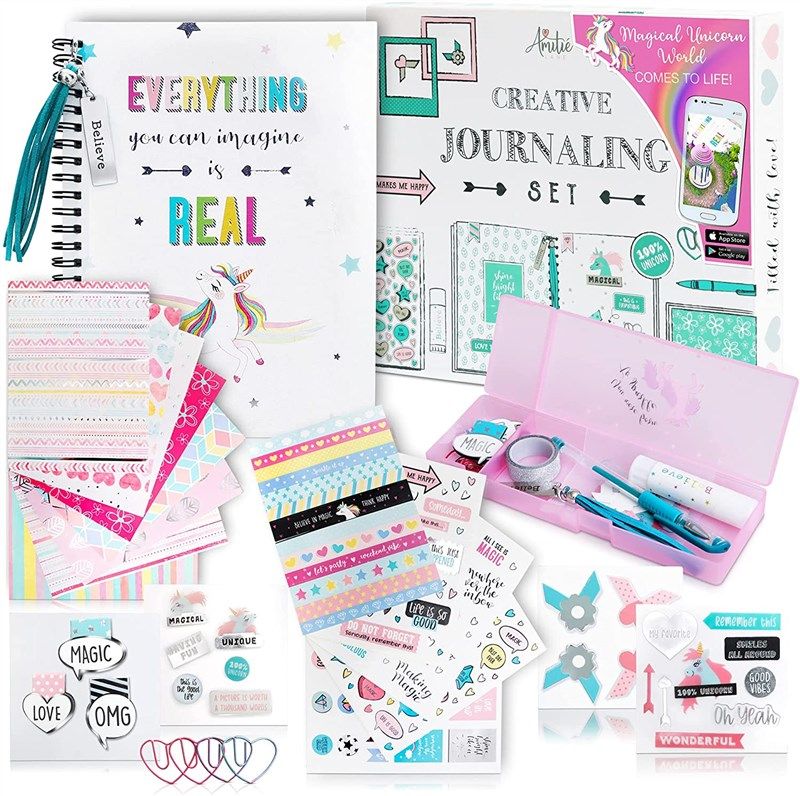 diy unicorn journaling scrapbook girls 로고