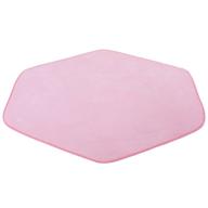 🏰 comfortable and versatile soft rug pad mat for kids' hexagon princess castle playhouse: plush cushioning for a cozy and safe play area with pink home décor touch logo