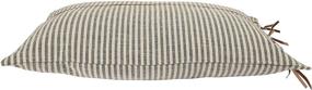 img 1 attached to Creative Co Op Striped Ticking Leather